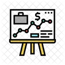 Apresentação de negócios  Ícone