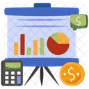 Apresentacao Financeira Representacao Grafica Analise De Dados Ícone