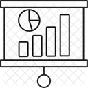 Apresentação financeira  Ícone