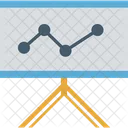 Apresentacao De Grafico Grafico De Crescimento Analise Ícone