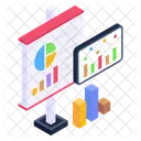 Apresentacao Analitica Apresentacao De Negocios Dados Descritivos Ícone