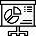 Grafico Apresentacao Cavalete Ícone