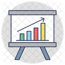 Grafico De Barras Analise Crescimento Ícone