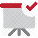 Tick De Apresentacao Quadro De Apresentacao Verificado Apresentacao Verificada Ícone