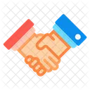 Apreton De Manos Trato Acuerdo Icono