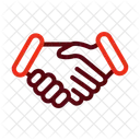 Estrechar La Mano Tratar Apreton De Manos Icono