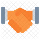 Apreton De Manos Trato Asociacion Icono