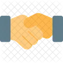 Apreton De Manos Trato Personas Icono