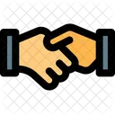 Apreton De Manos Trato Personas Icono