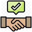 Apretón de manos  Icono
