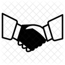 Apreton De Manos Trato Acuerdo Icono
