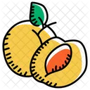 Fruit Apricot Plum Icon