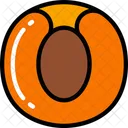 Apricot Food Eating Icon