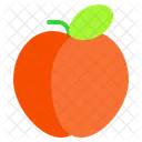 Apricot Fruit Citrus Icon