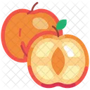 Apricot Peach Plum Icon