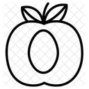 Apricot Cut  Icon