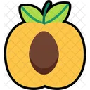 Apricot Cut  Icon