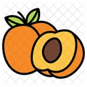 Apricot-with-half-cut  Icon