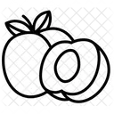 Apricot Fruit Healthy Icon