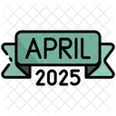 April Kalender Zeit Symbol