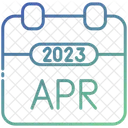 April 2023 Calendar Icon