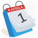 4月のカレンダー  アイコン