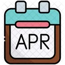 April Calendar  Icon