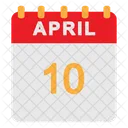 April calendar  Icon