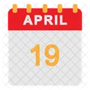April calendar  Icon