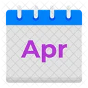 April Calendar Month  Icon