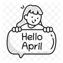April Message  Icon