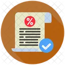Aprobacion Finanzas Banca Icono