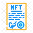 Nft Virtual Aprobado Aprobado Virtual Icono