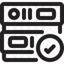 Aprobar base de datos  Icono