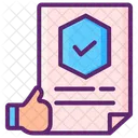 Aprobar documento  Icono