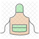 Apron Lineal Color Icon 아이콘