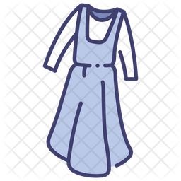 Apron dress Icon