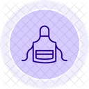 Apron Line Icon Icon