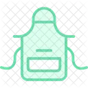 Apron Duotone Line Icon Icon