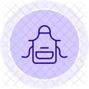 Apron Color Circle Icon Icon