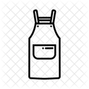 Apron Kitchen Wear Garment Icon