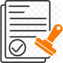 Aprovacao Verificada Verificado Aprovacao Ícone