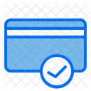 Aprovar Cartao Cartao Verificado Cartao Ícone