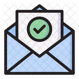 Aprovar e-mail  Ícone