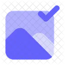 Aprovar imagem  Ícone