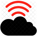 Elementos Graficos Nuvem Wifi Cloudscape Sem Fio Ícone