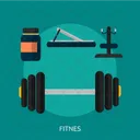 Fitness Fitness Saludable Icono