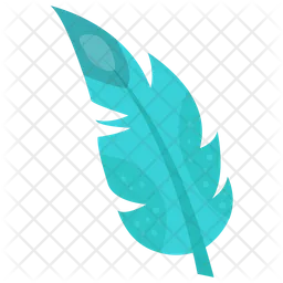 Aqua Feather  Icon