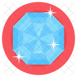 Aquamarine Gemstone  Icon