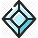 Diamond Colored Icon Icon